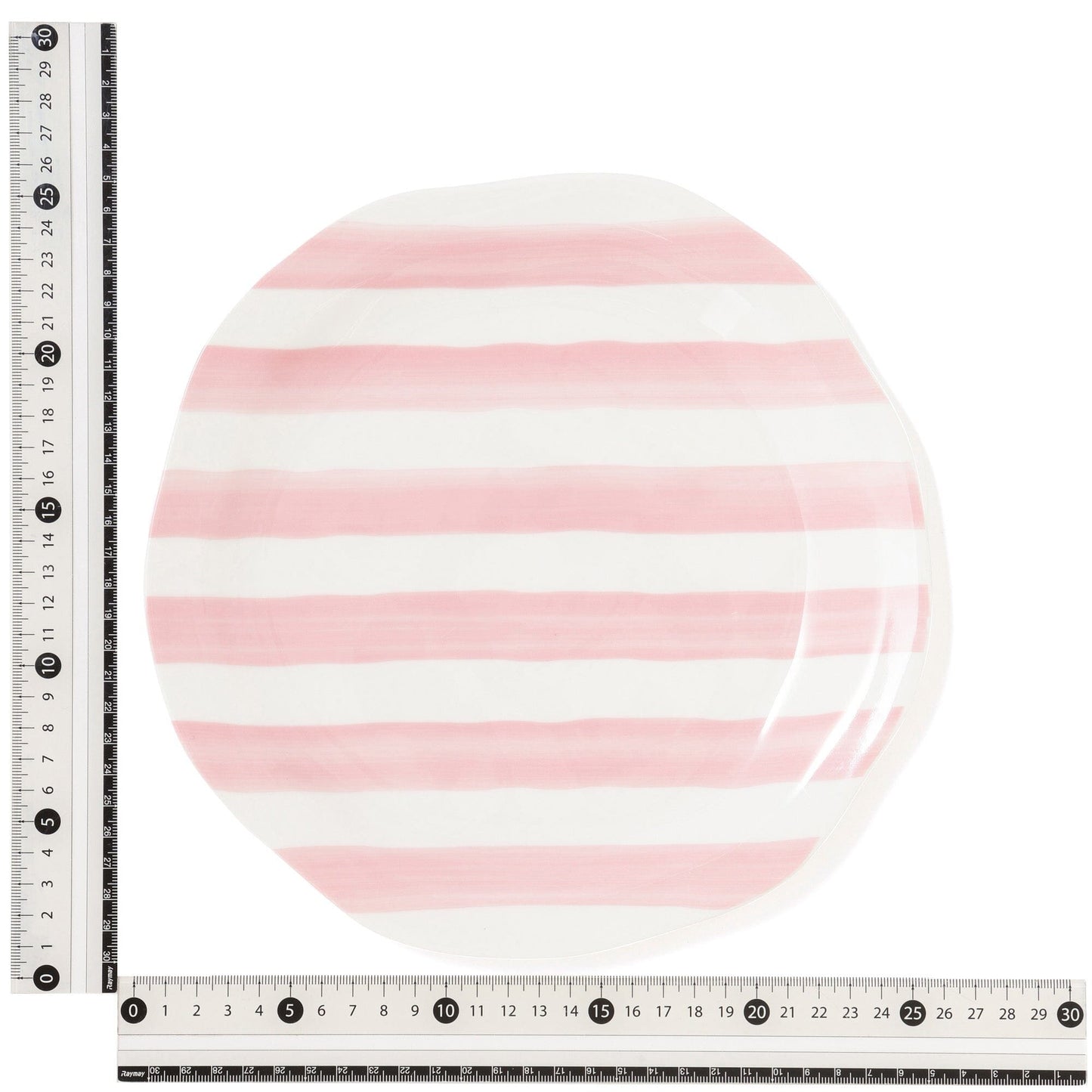 Craft Touch Plate Stripe Large Pink