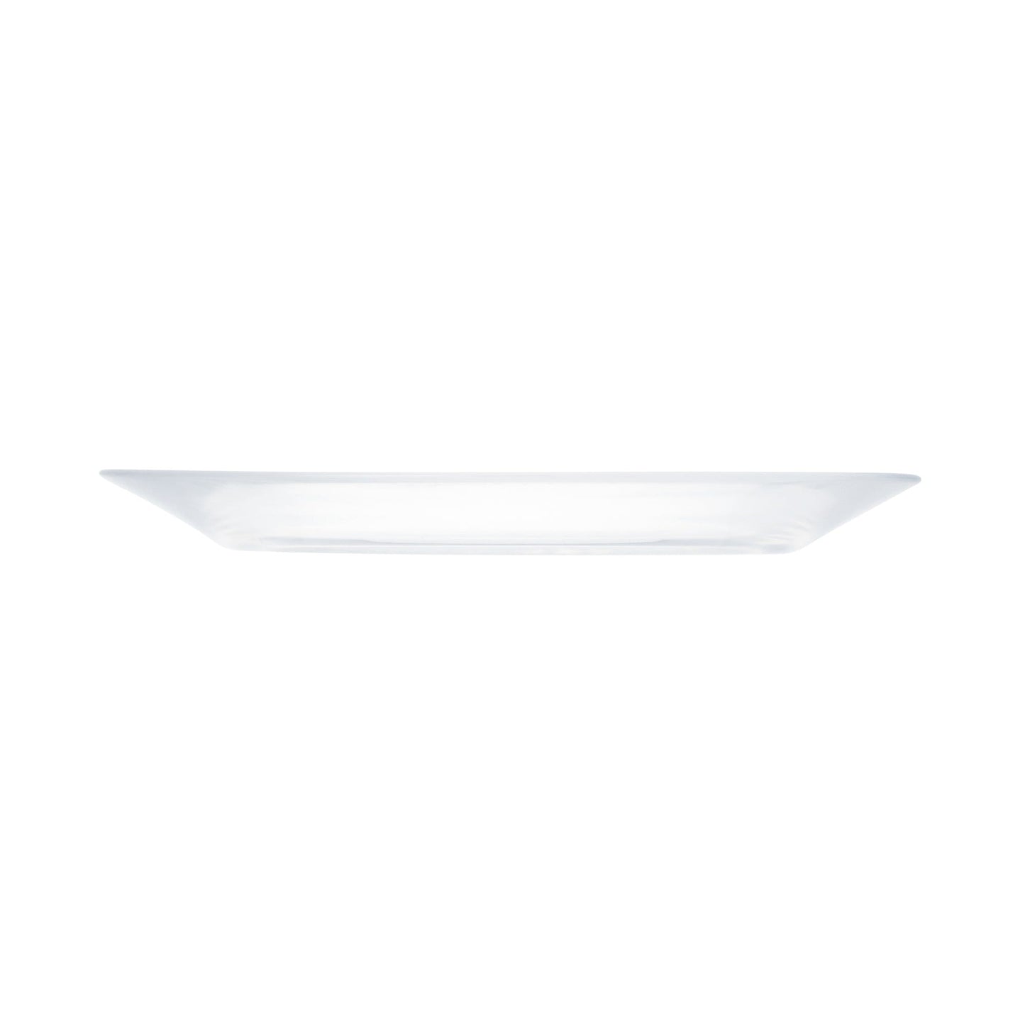Typo Glass Plate White