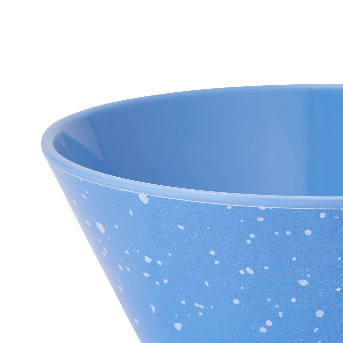 Splatter Melamine Bowl Blue