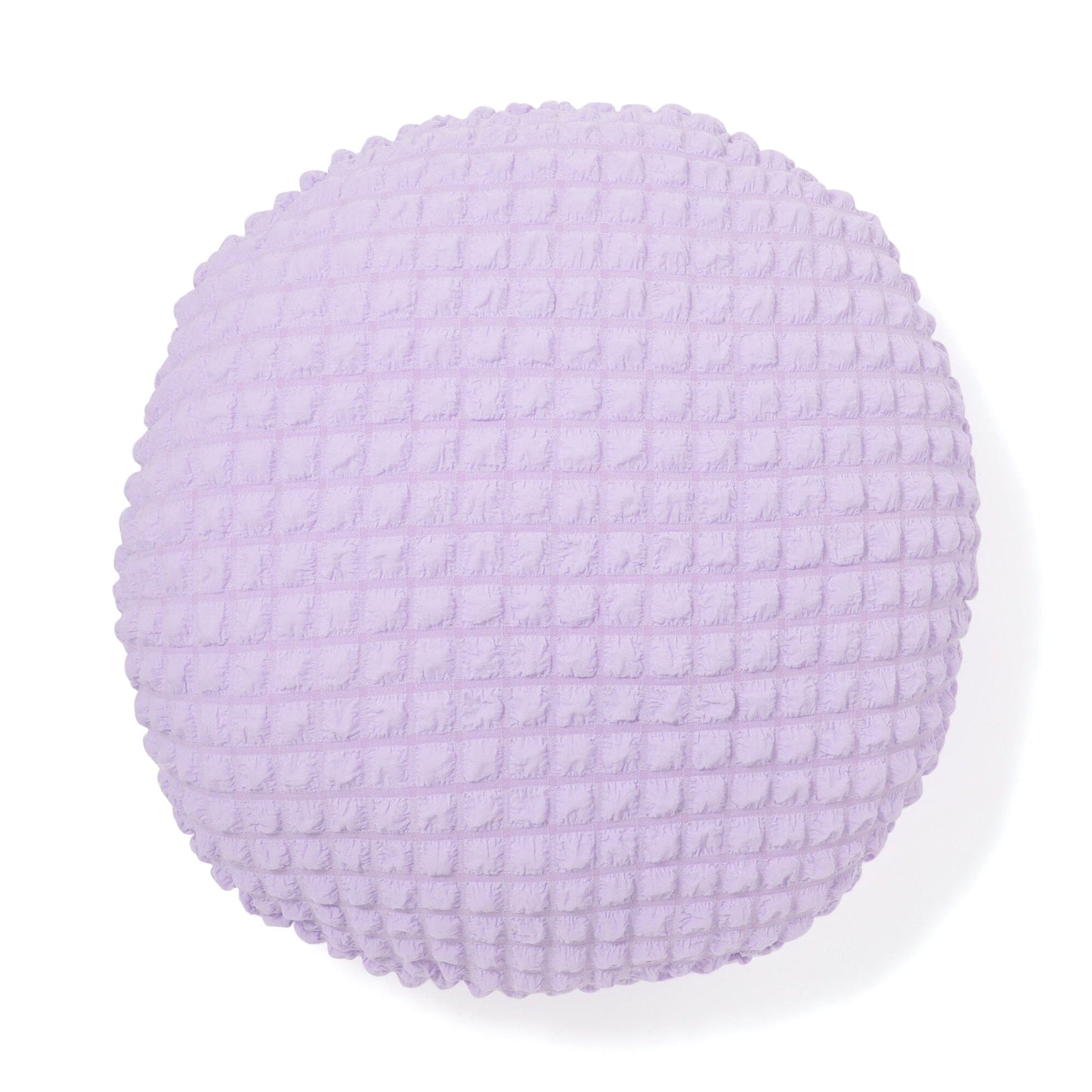 Popcorn Waffle Floor Cushion ¦µ60 Light Purple
