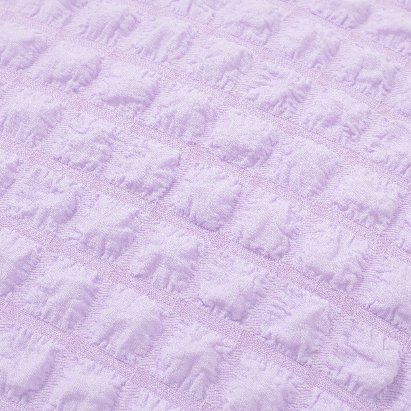 Popcorn Waffle Floor Cushion ¦µ60 Light Purple
