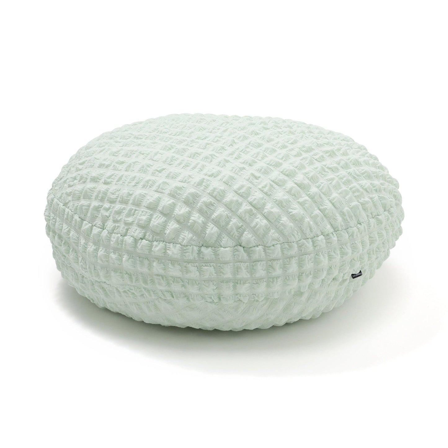 Popcorn Waffle Floor Cushion ¦µ60 Light Green