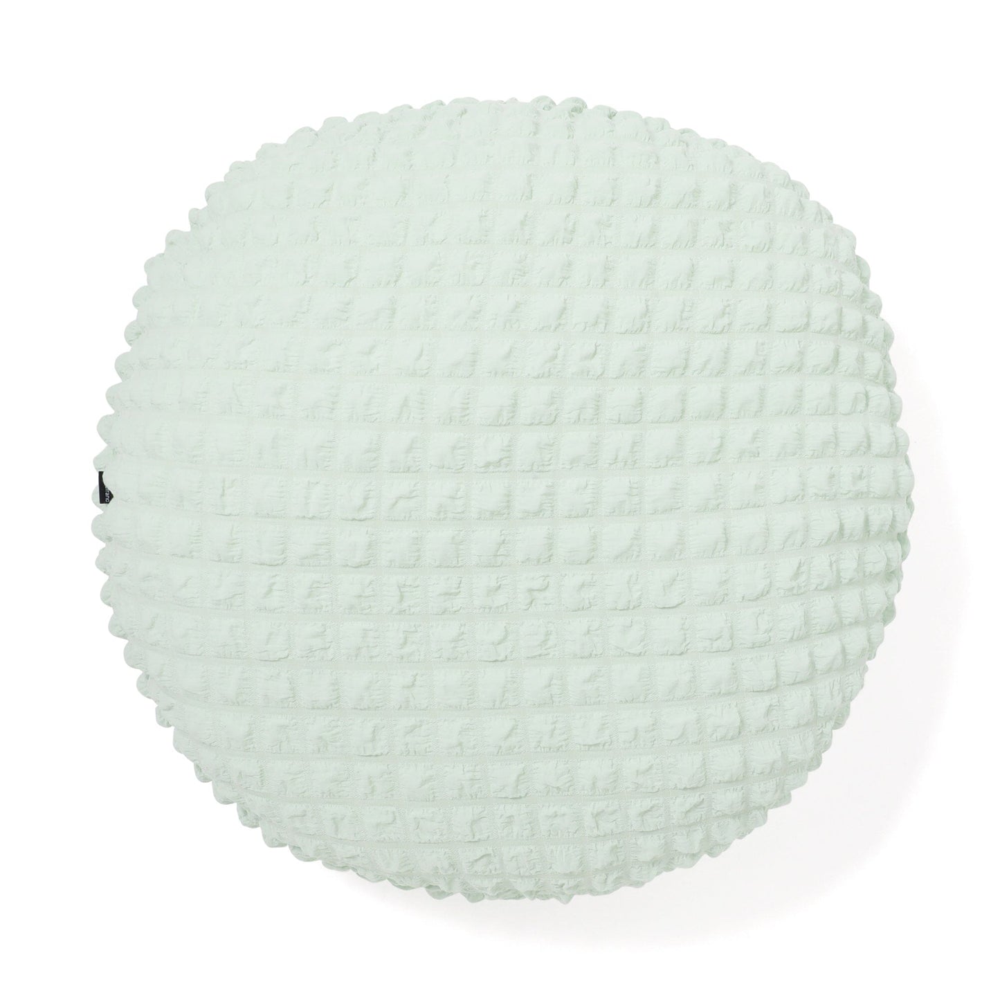 Popcorn Waffle Floor Cushion ¦µ60 Light Green