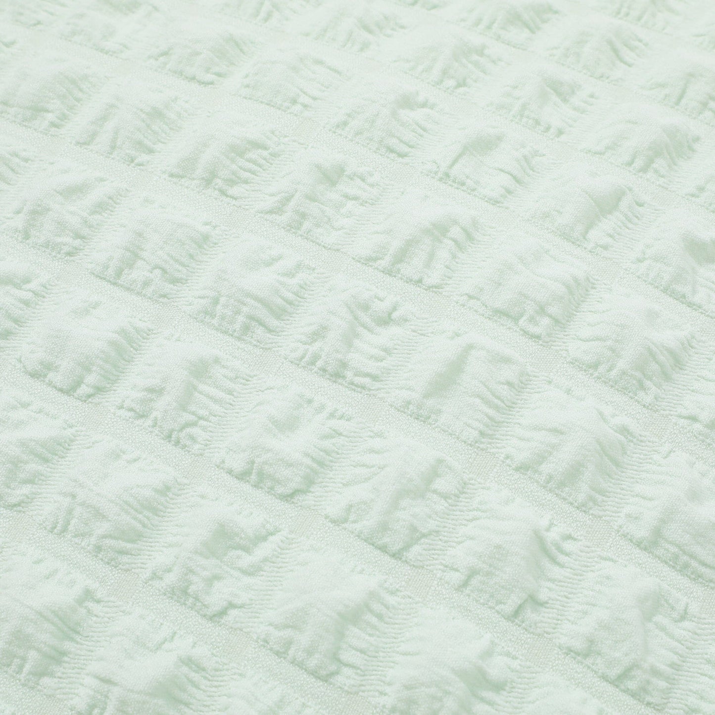 Popcorn Waffle Floor Cushion ¦µ60 Light Green