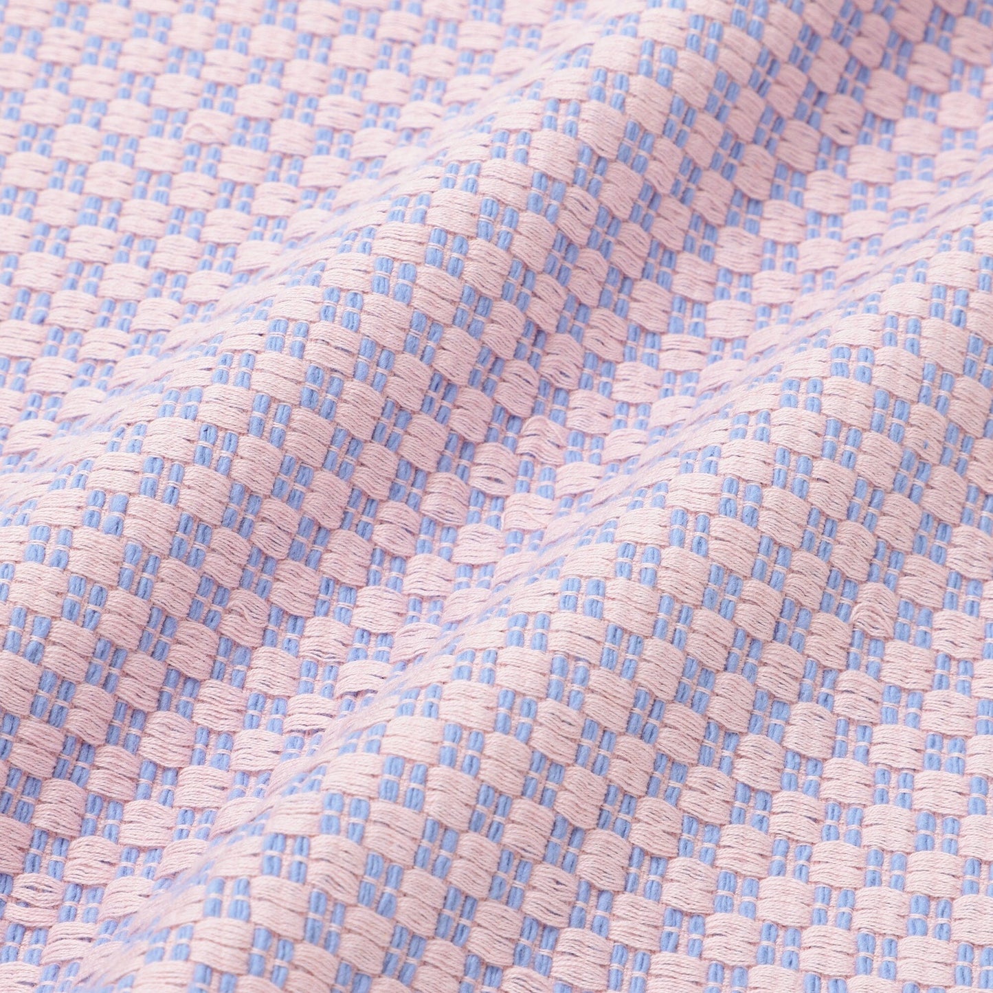 Weave Lunch Mat Checkered Pink X Blue