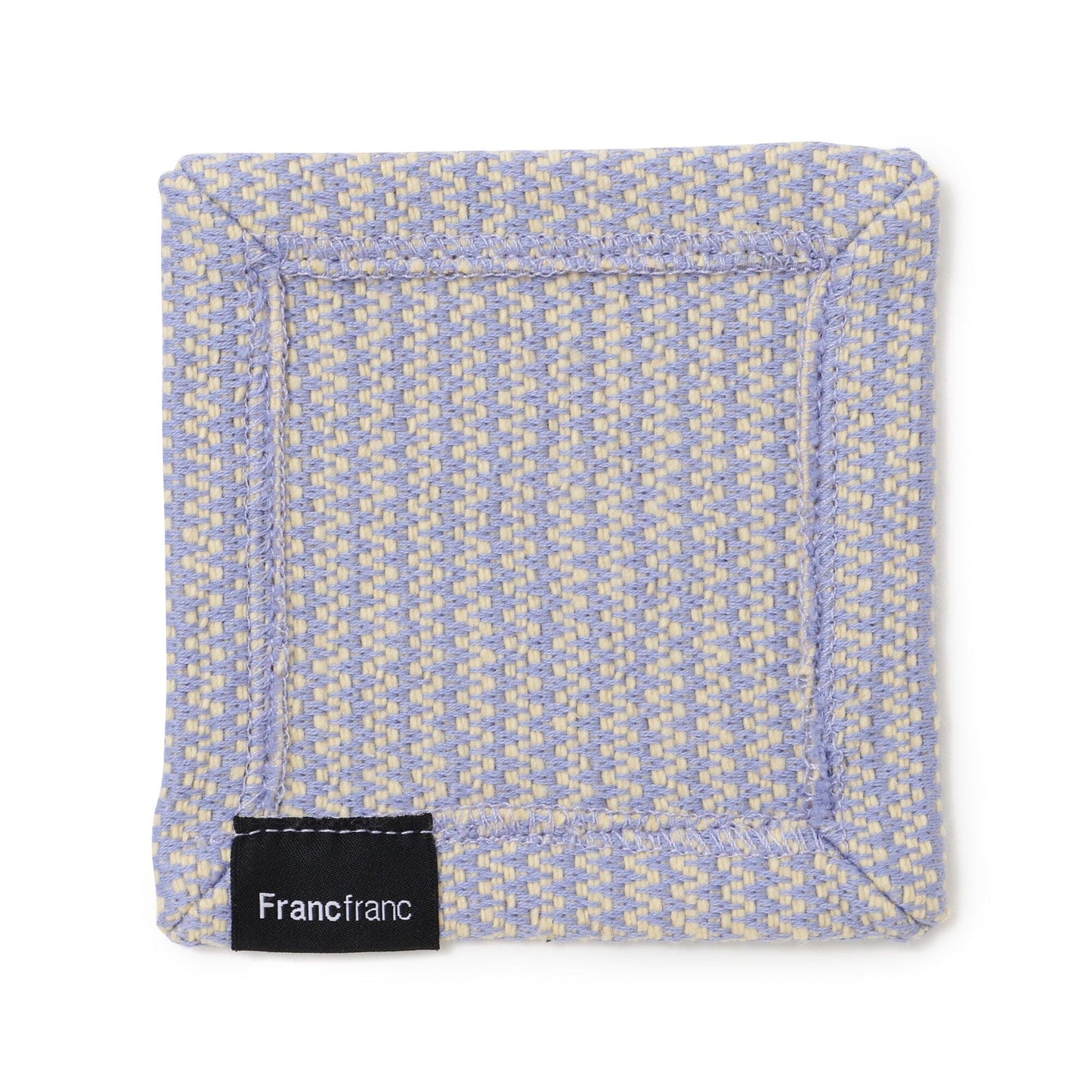 Weave Coaster Chevron Purple X Yellow