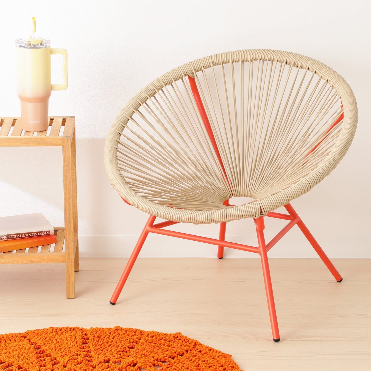 Lotus Personal Chair Beige X Orange