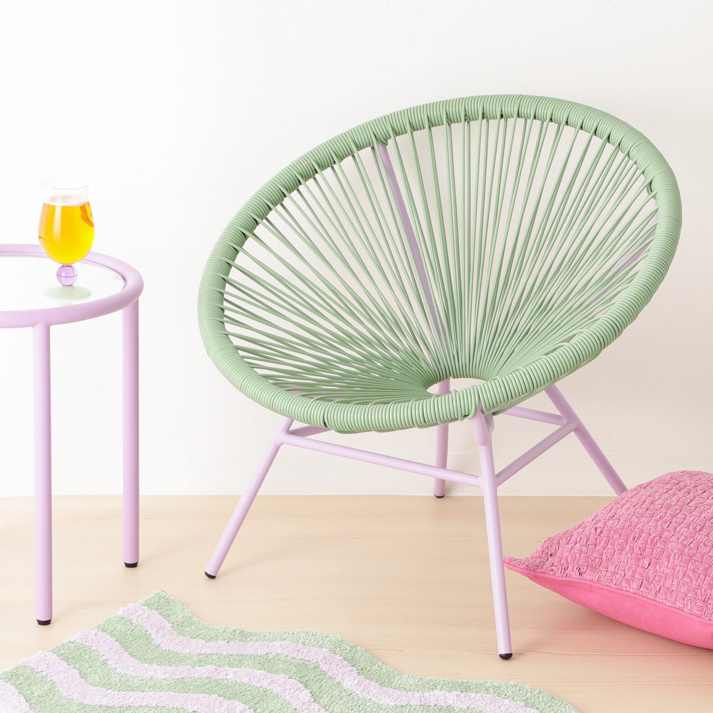 Lotus Personal Chair Green X Purple