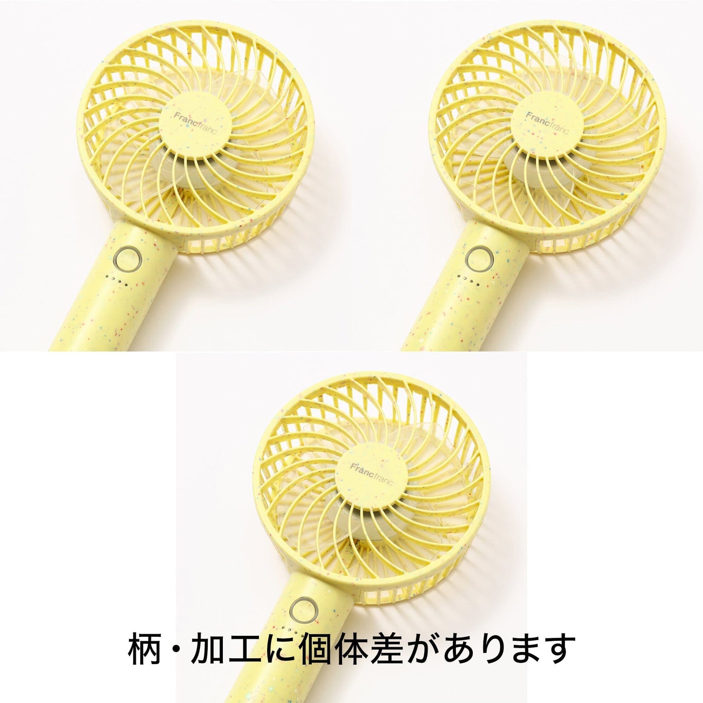 FRAIS Handy Fan Dot Yellow