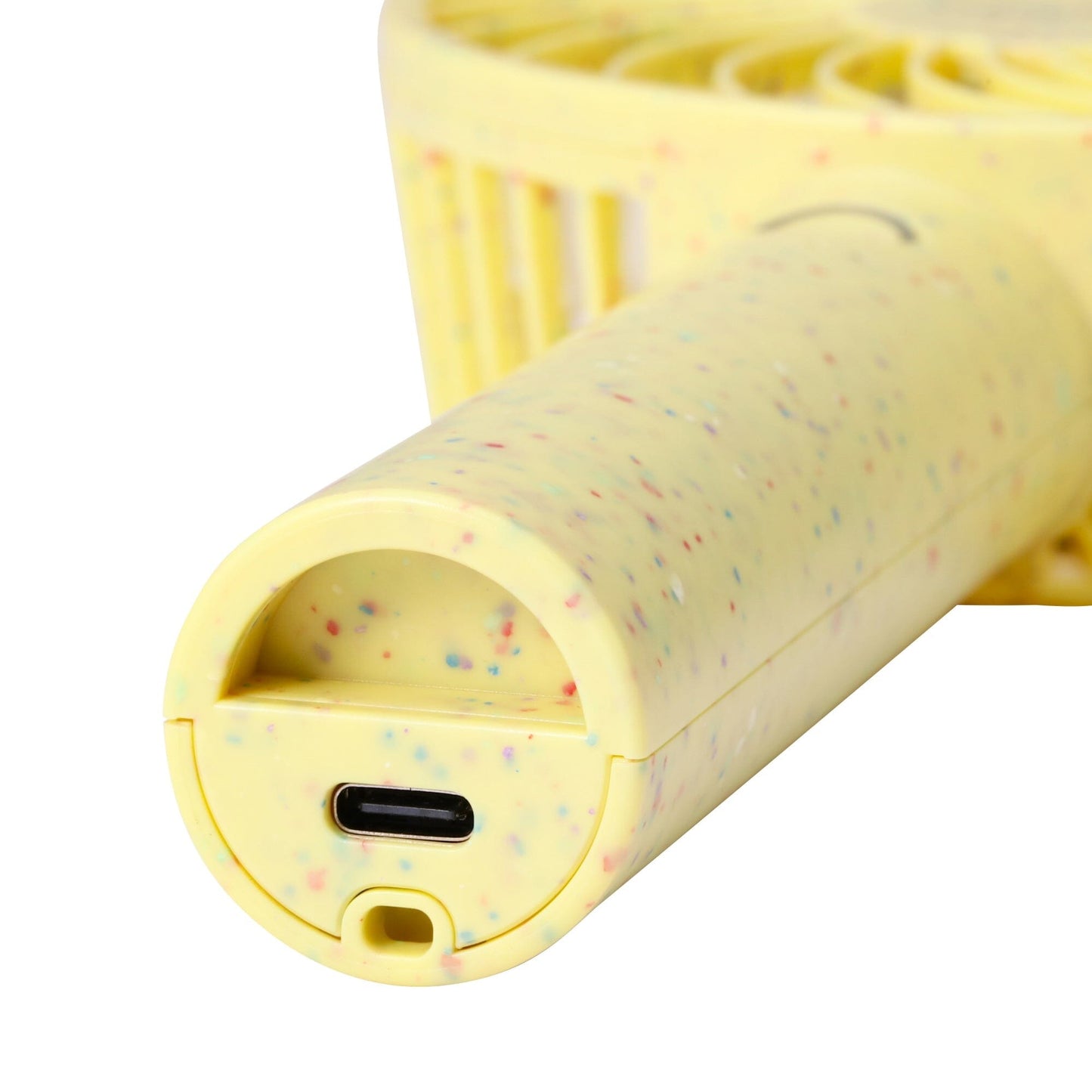 FRAIS Handy Fan Dot Yellow