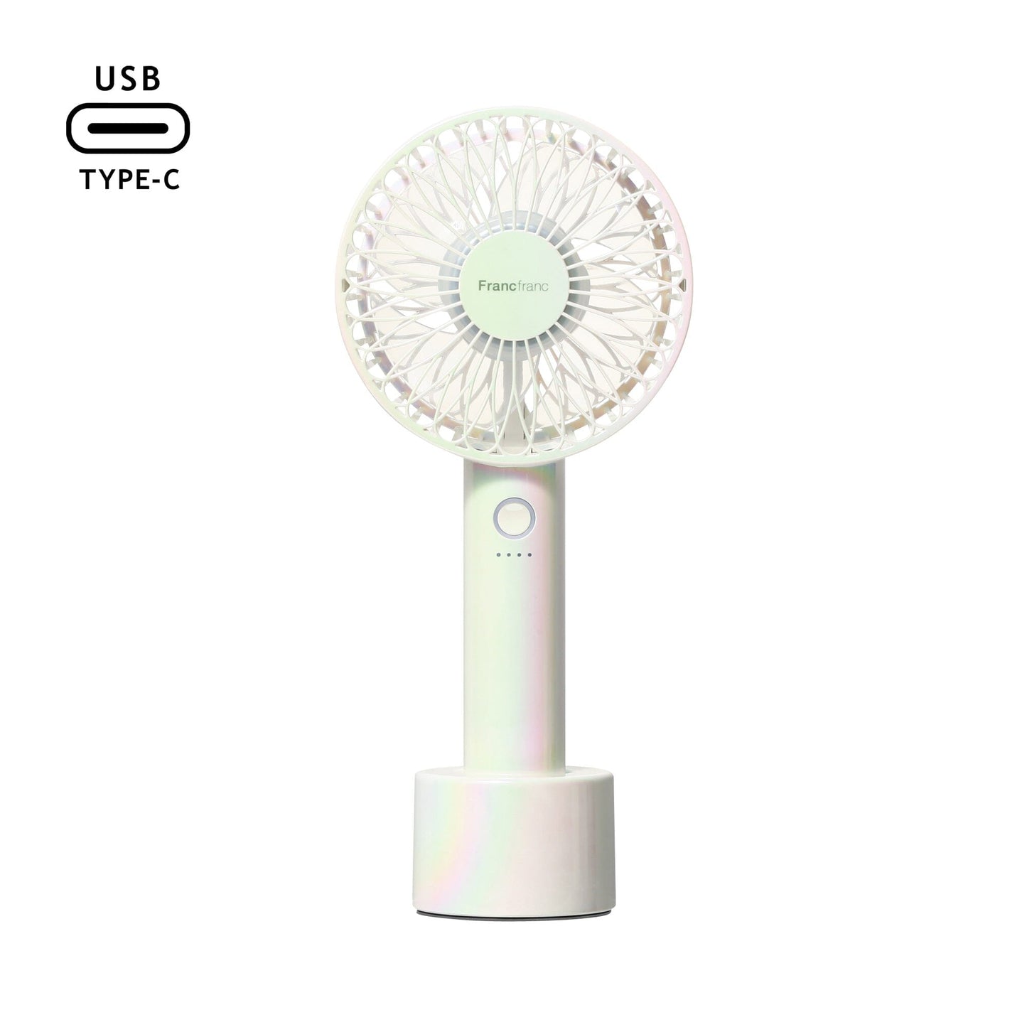 FRAIS Handy Fan Aurora White