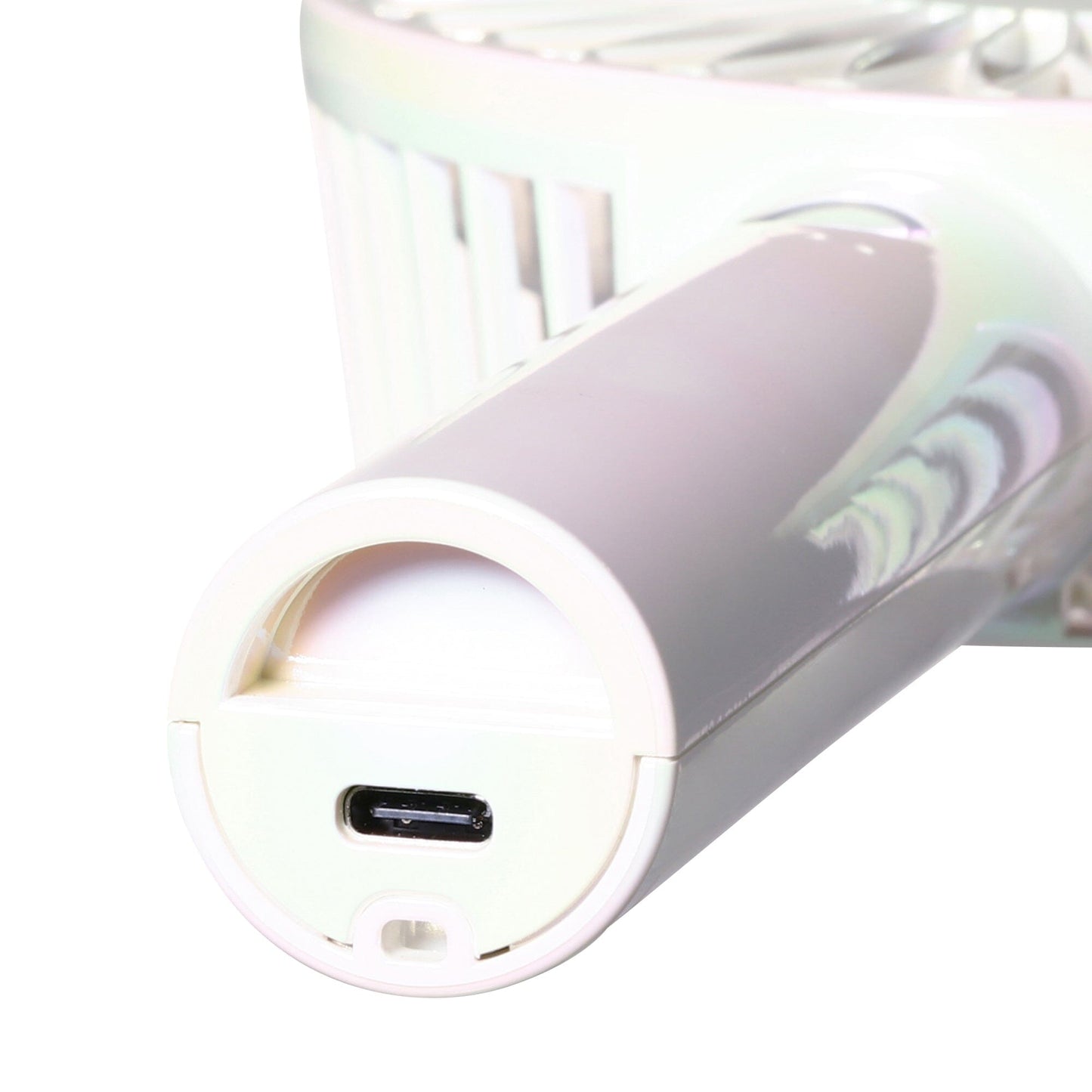 FRAIS Handy Fan Aurora White
