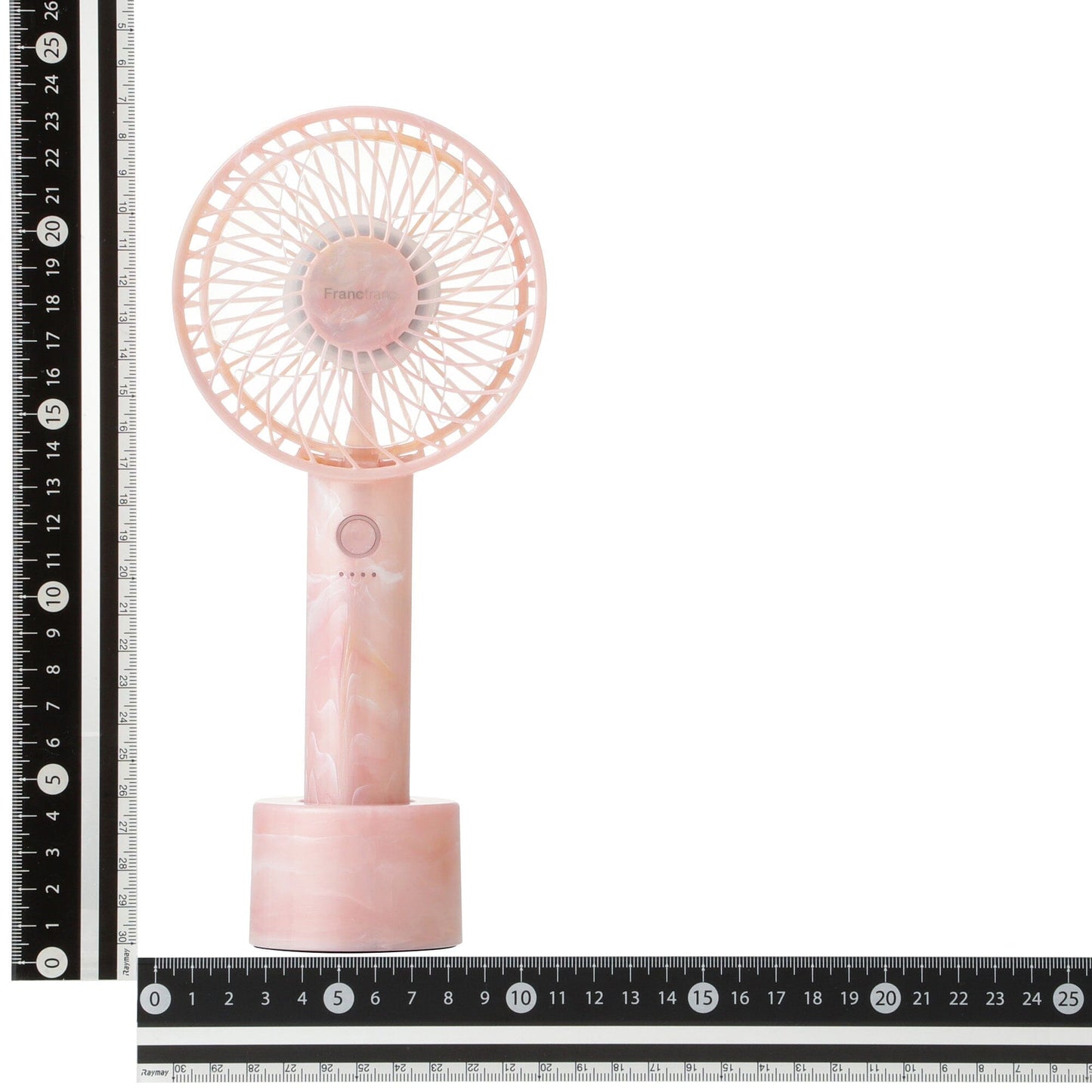 FRAIS Handy Fan Sheer Marble Pink
