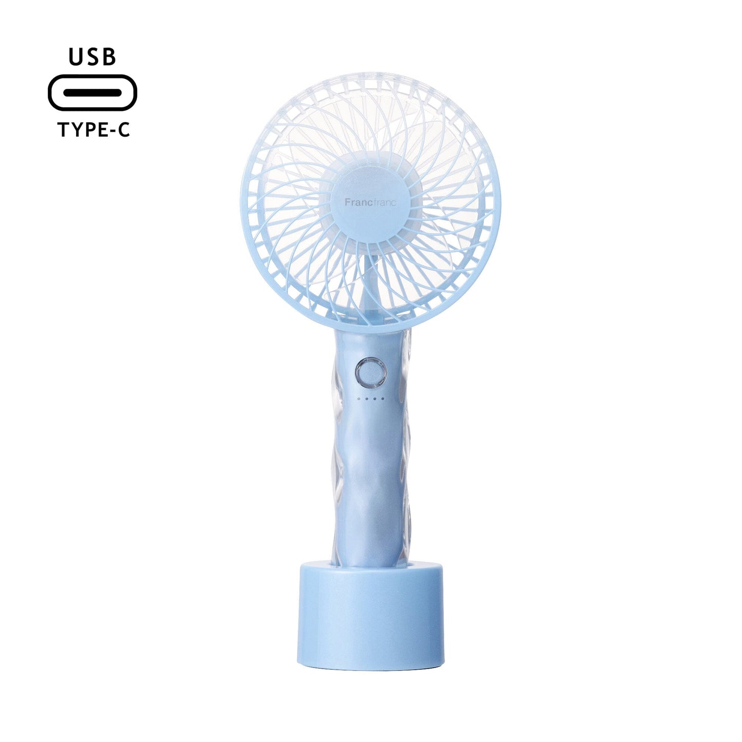 FRAIS Handy Fan Wave Blue