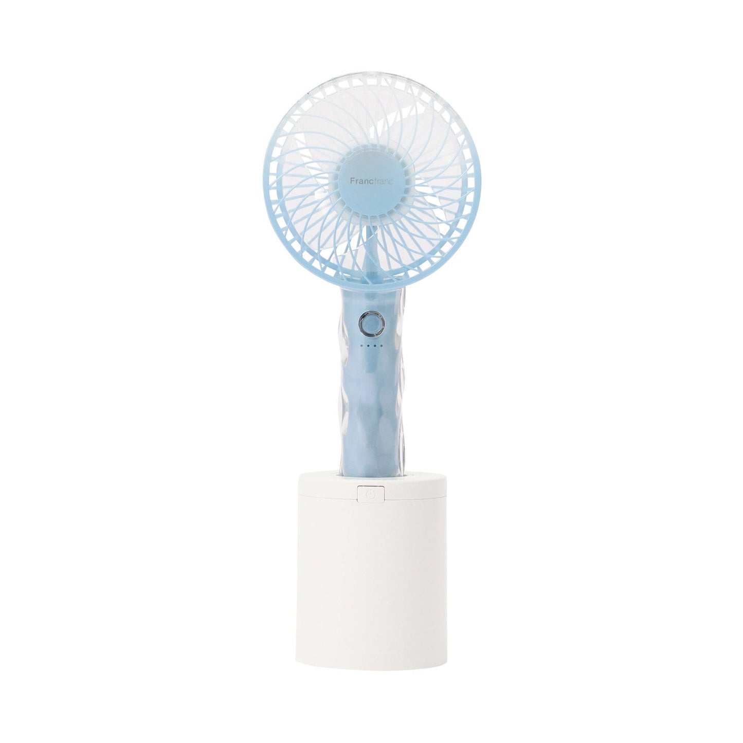 FRAIS Handy Fan Swing Stand Wave White