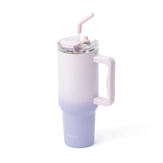 Large Stainless Steel Mug 1100Ml Pink