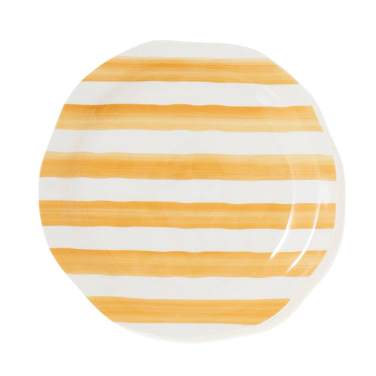 Craft Touch Plate Stripe Large Yellow