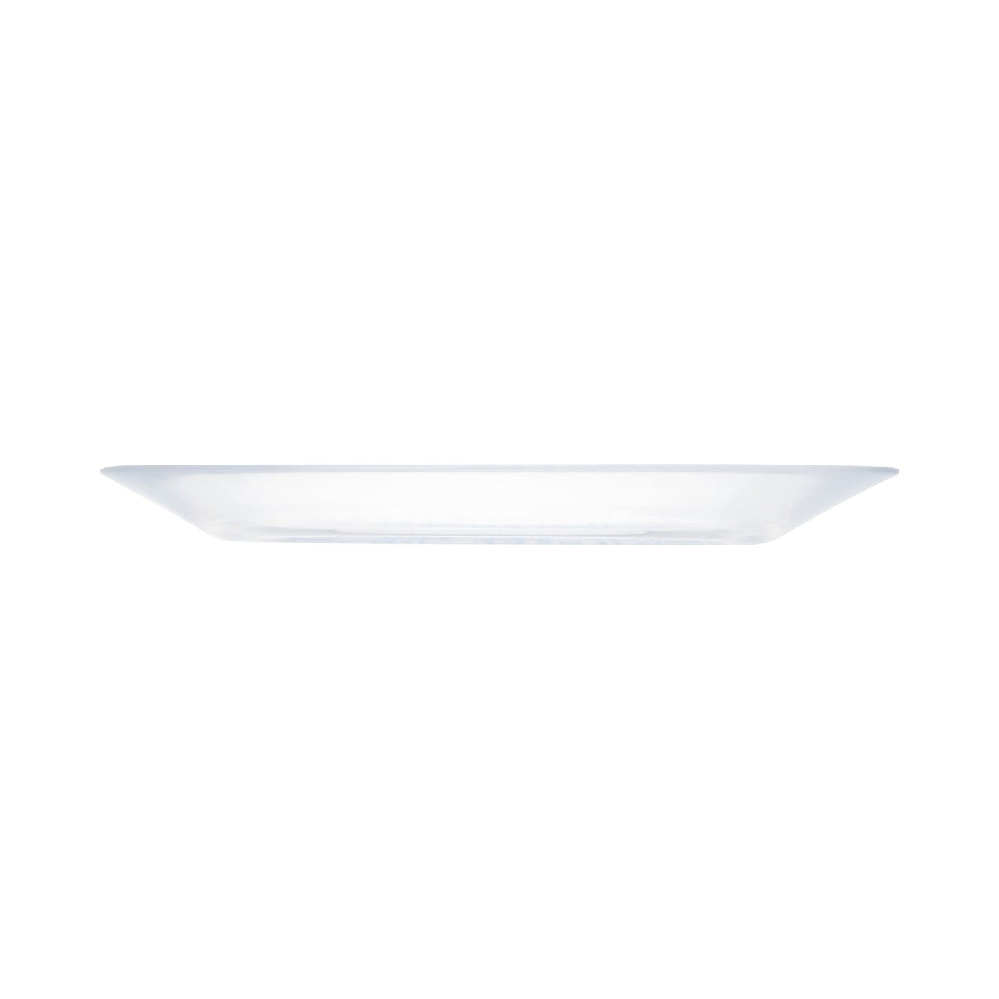 Typo Glass Plate Blue