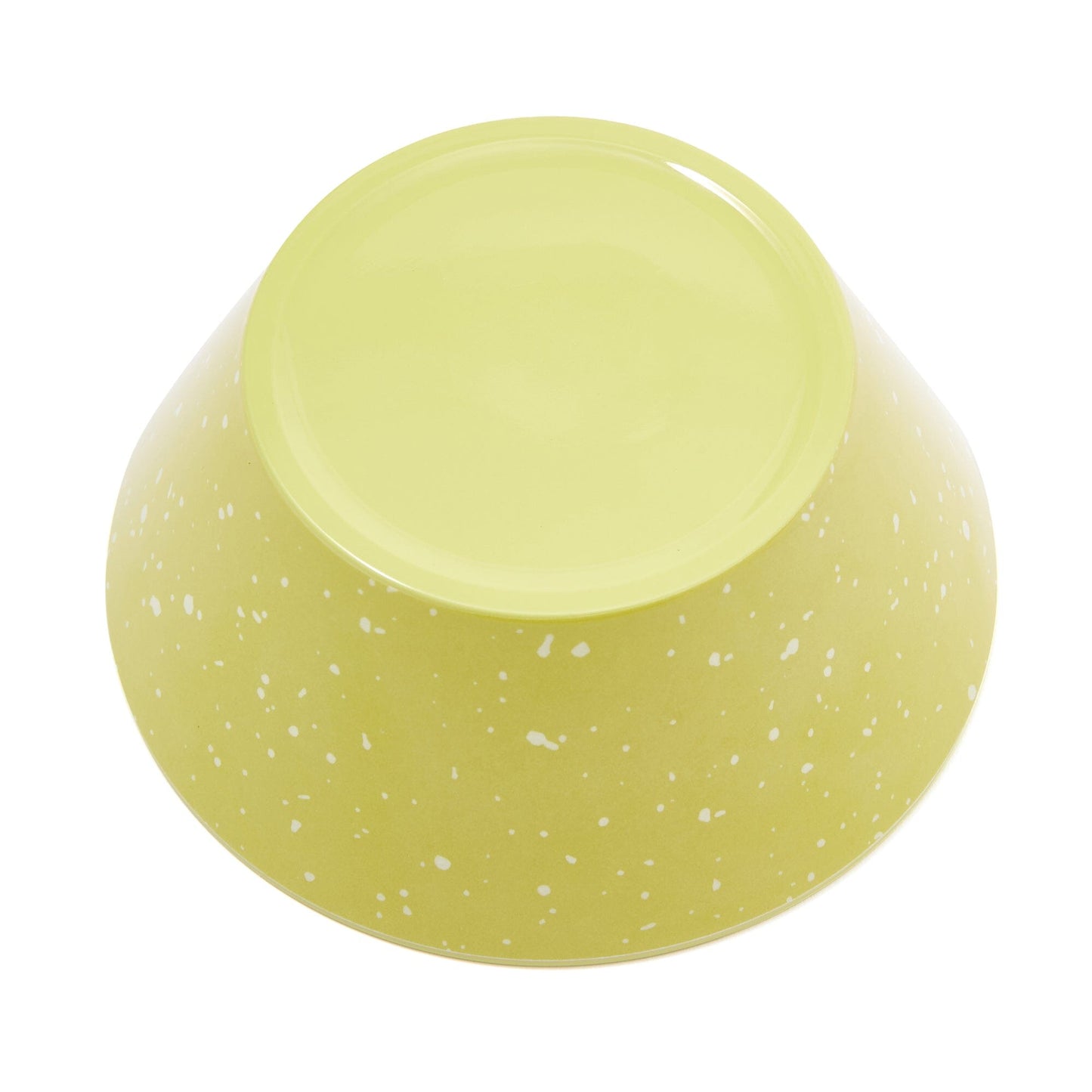 Splatter Melamine Bowl Yellow