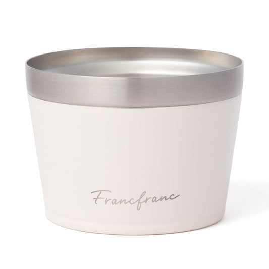 Stainless Steel Ice Cup Ivory