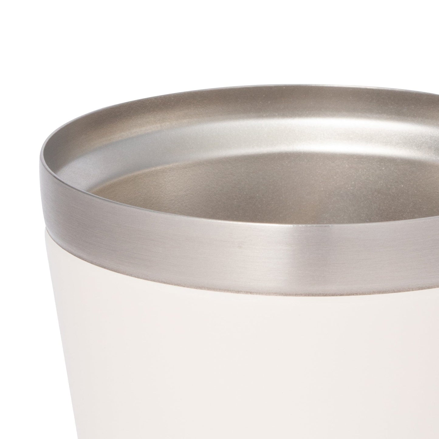 Stainless Steel Ice Cup Ivory