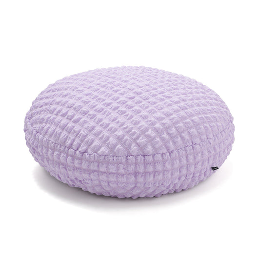 Popcorn Waffle Floor Cushion ¦µ60 Light Purple