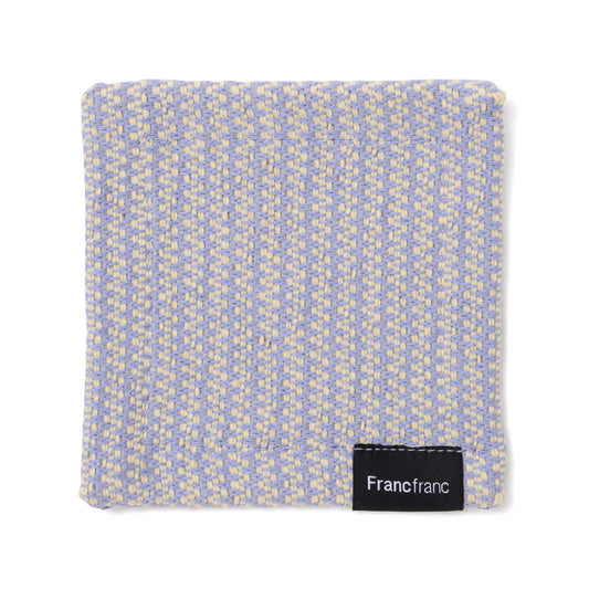 Weave Coaster Chevron Purple X Yellow