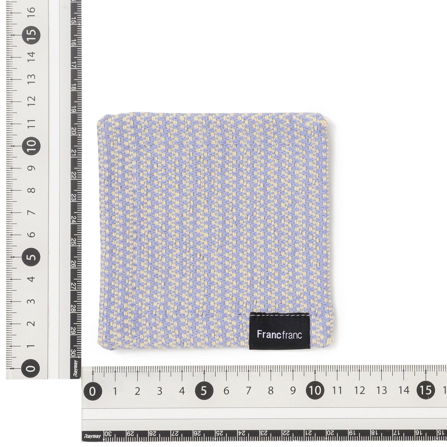 Weave Coaster Chevron Purple X Yellow