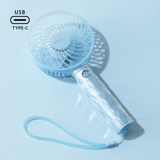 FRAIS Handy Fan Wave Blue
