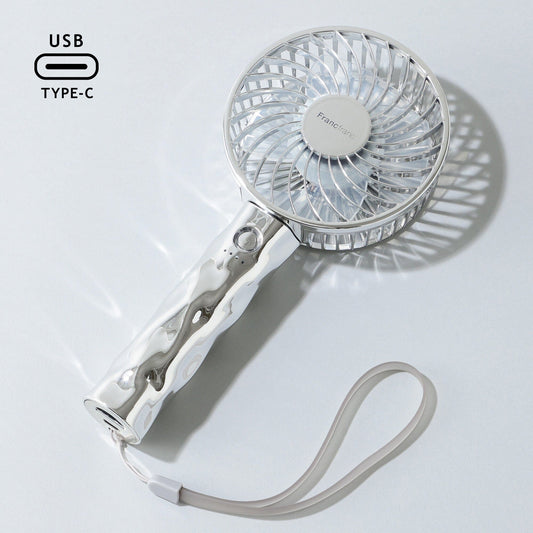 FRAIS Handy Fan Wave Silver
