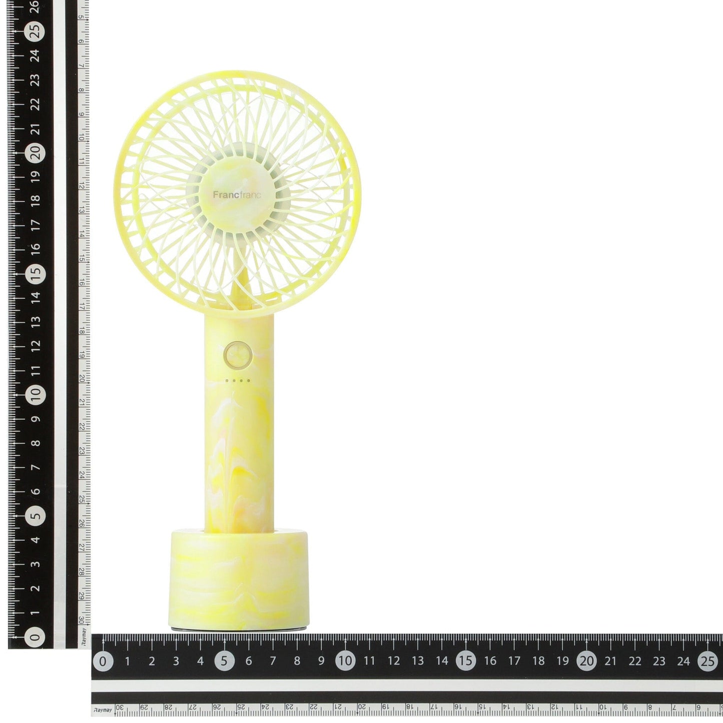 FRAIS Handy Fan Sheer Marble Yellow