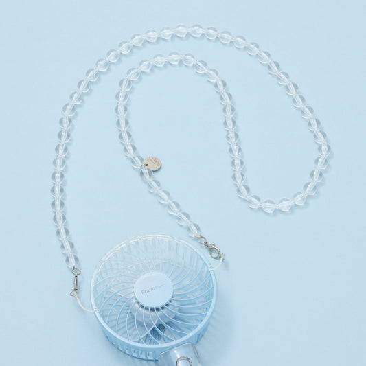 FRAIS  Neck Strap Clear Beads